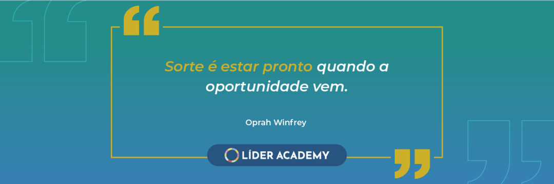 Frase de liderança: Oprah Winfrey