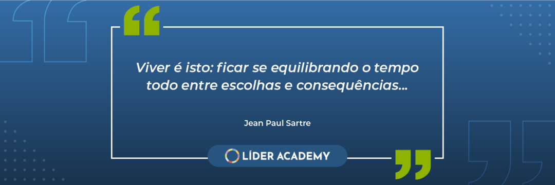 Frase de liderança: Jean Paul Sartre