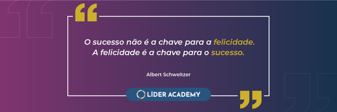 Frase de liderança: Albert Schweitzer