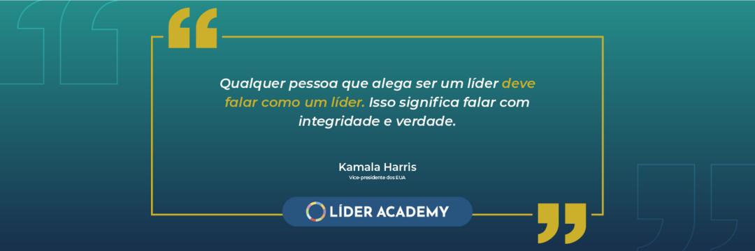 Frase de liderança: Kamala Harris