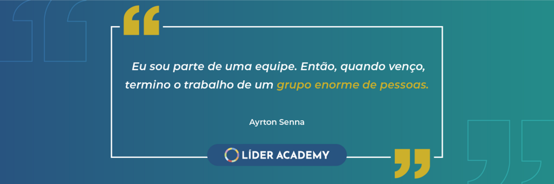 Frase de liderança: Ayrton Senna